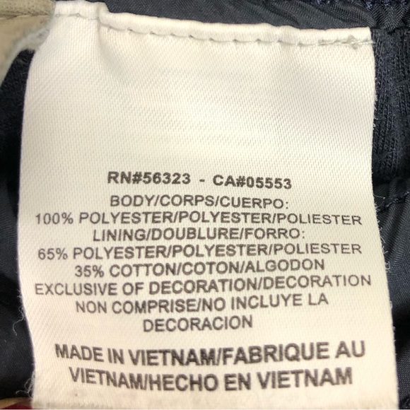 Vintage Y2K Nike Windbreaker Pants Navy Blue Sz L - Picture 8 of 9